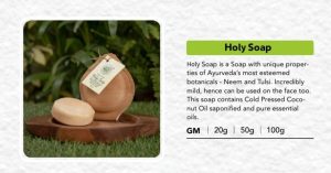 Neem And  Tulsi  ( natural handmade ayurvedic soap )